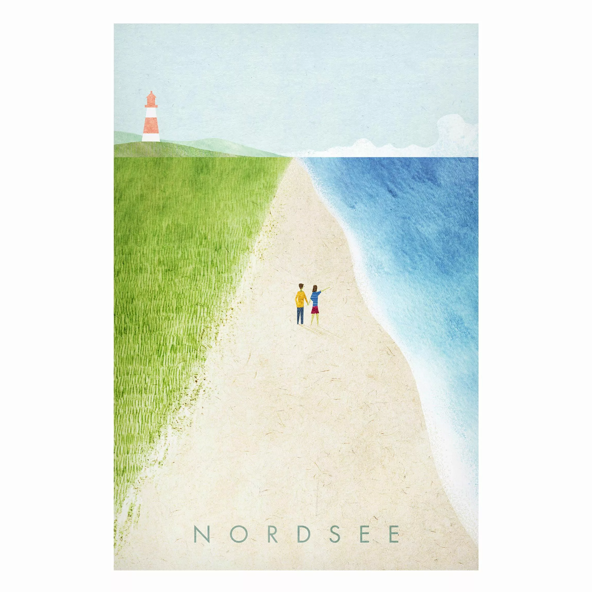 Magnettafel Reiseposter - Nordsee günstig online kaufen