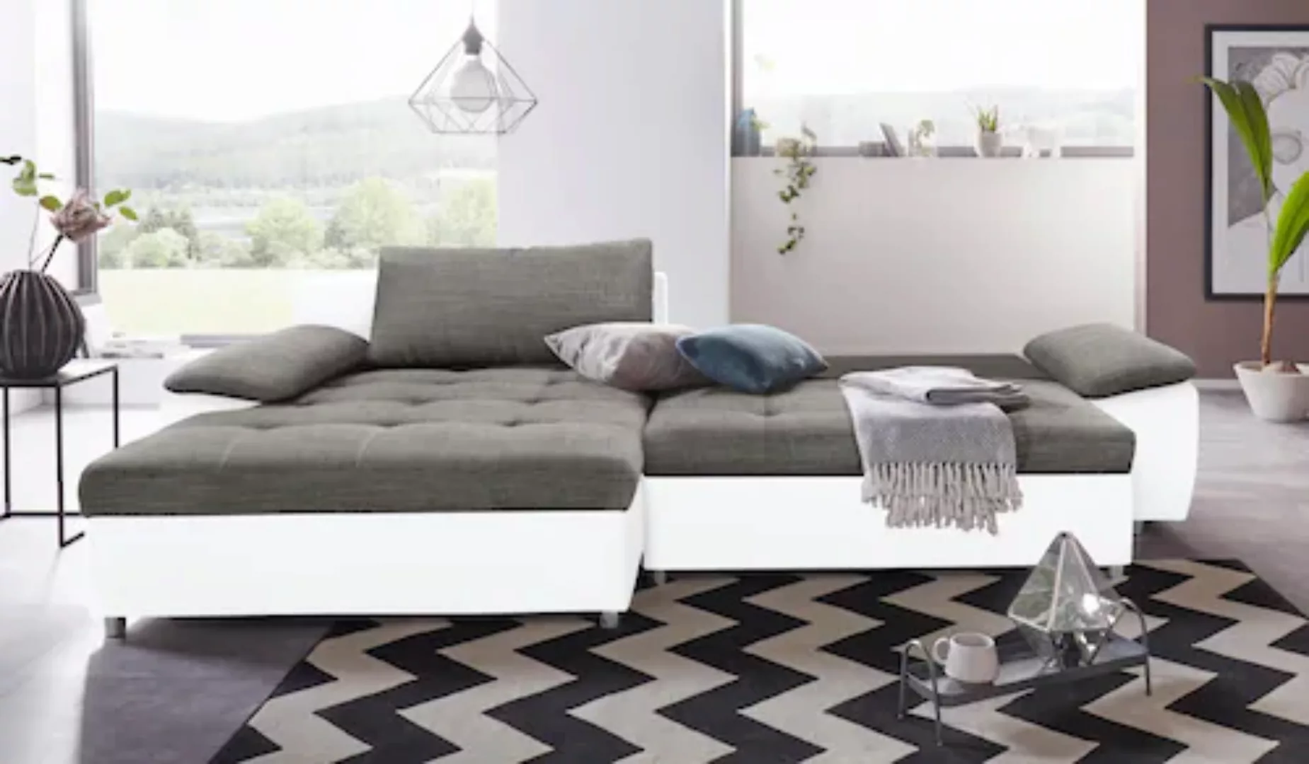 sit&more Ecksofa Labene, wahlweise mit Bettfunktion und Bettkasten, auch al günstig online kaufen