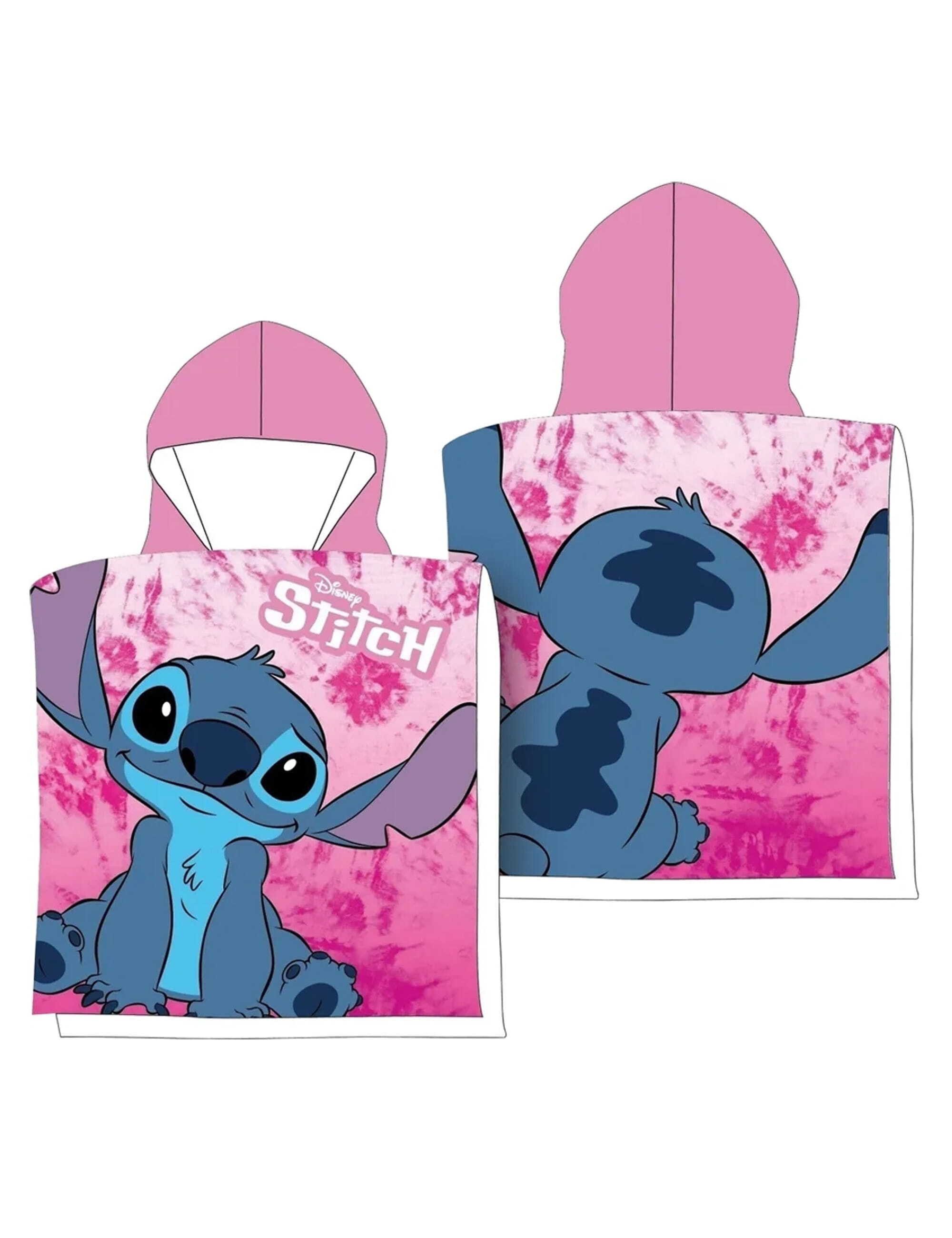 Disney Kapuzenhandtuch Badeponcho Stitch, 100% Baumwolle günstig online kaufen