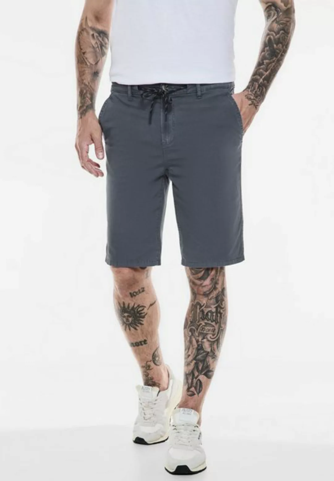 STREET ONE MEN Shorts mit Tunnelzugband günstig online kaufen