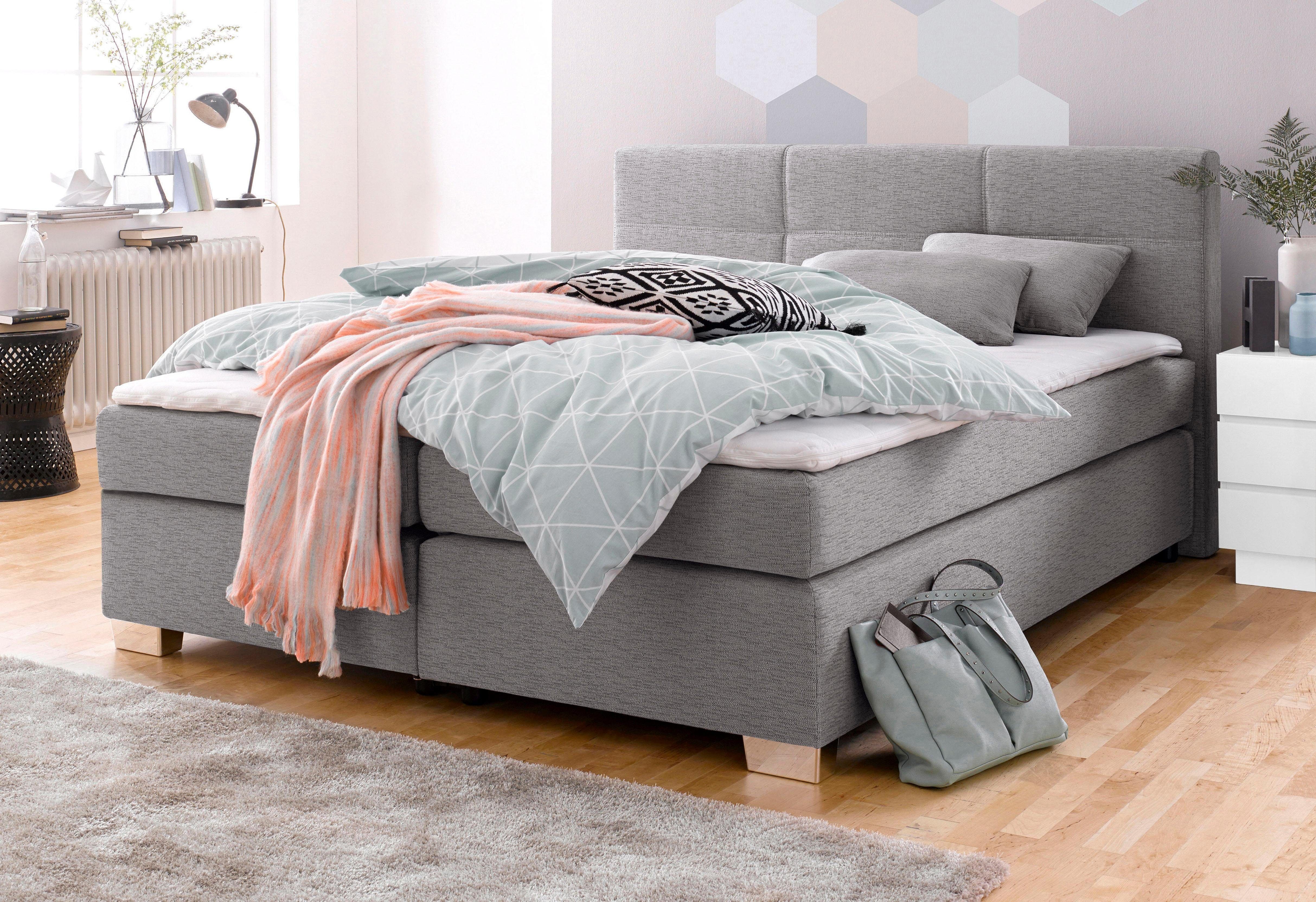 Jockenhöfer Gruppe Boxspringbett "Evita", inkl. Topper und Kissen, erhältli günstig online kaufen