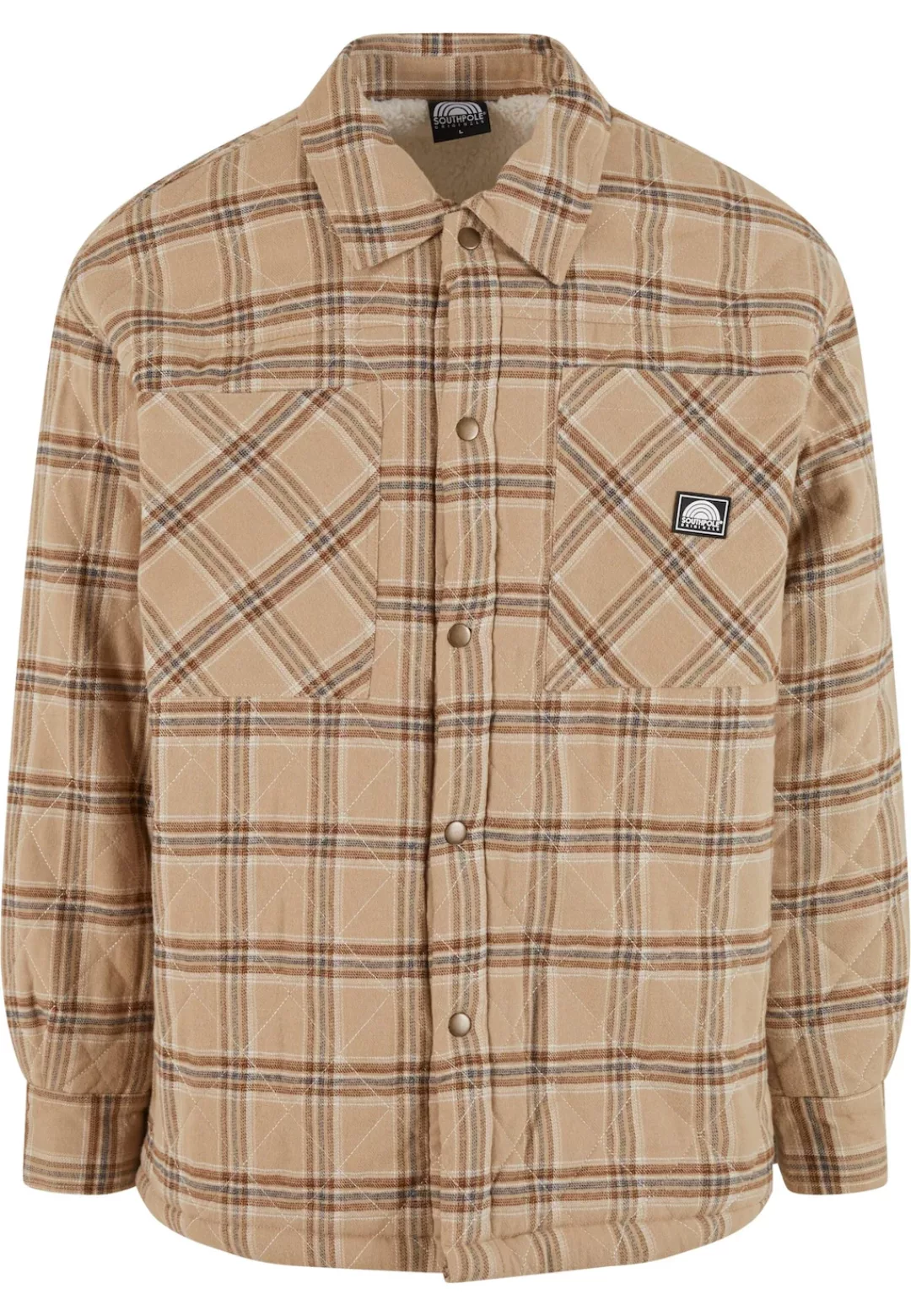 Southpole Langarmhemd "Southpole Herren Southpole Flannel Quitted Shirt Jac günstig online kaufen