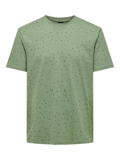 ONLY & SONS T-Shirt T-Shirt Rundhals Kurzarm Basic Baumwolle bequem 7728 in günstig online kaufen