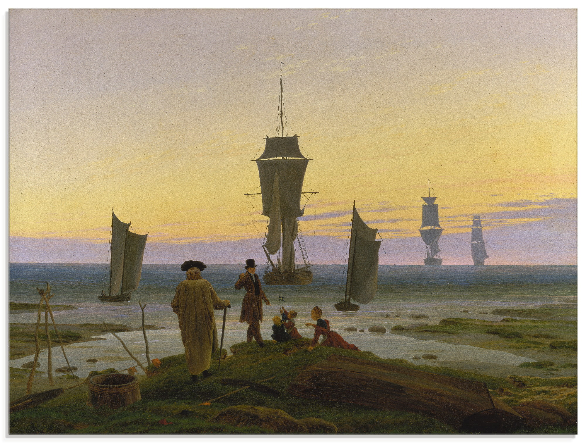 Artland Glasbild "Die Lebensstufen. Um 1834", Boote & Schiffe, (1 St.), in günstig online kaufen