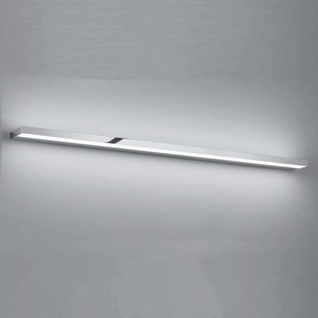 LED Wandleuchte Slate in Chrom und Transparent-satiniert 24W 1530lm IP44 12 günstig online kaufen