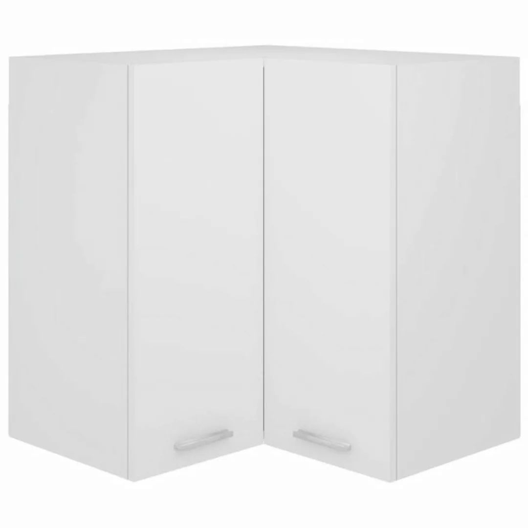 Eckhängeschrank Weiß 57x57x60 Cm Spanplatte günstig online kaufen