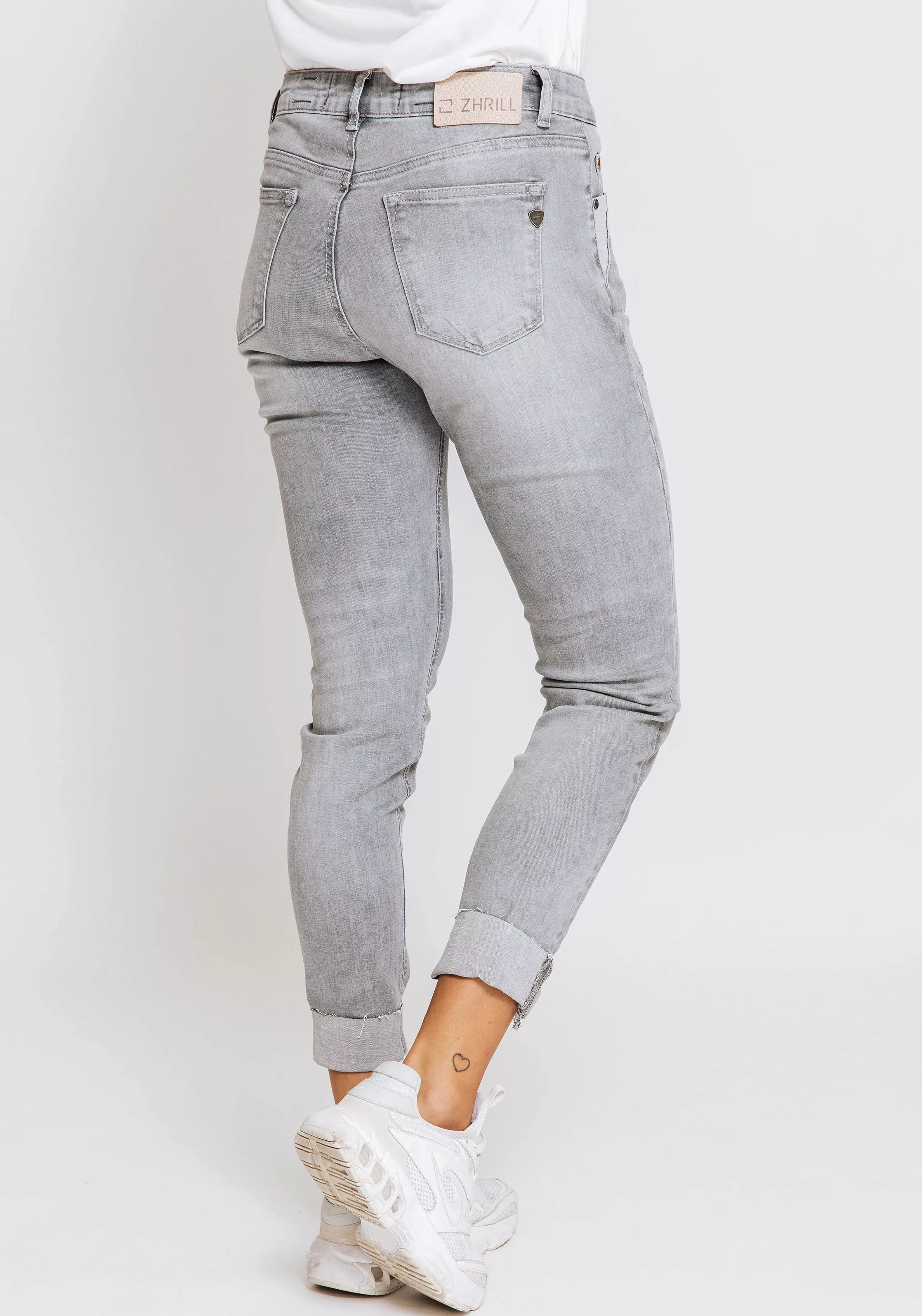 Zhrill Skinny-fit-Jeans Skinny Jeans NOVA Grey angenehmer Sitzkomfort günstig online kaufen