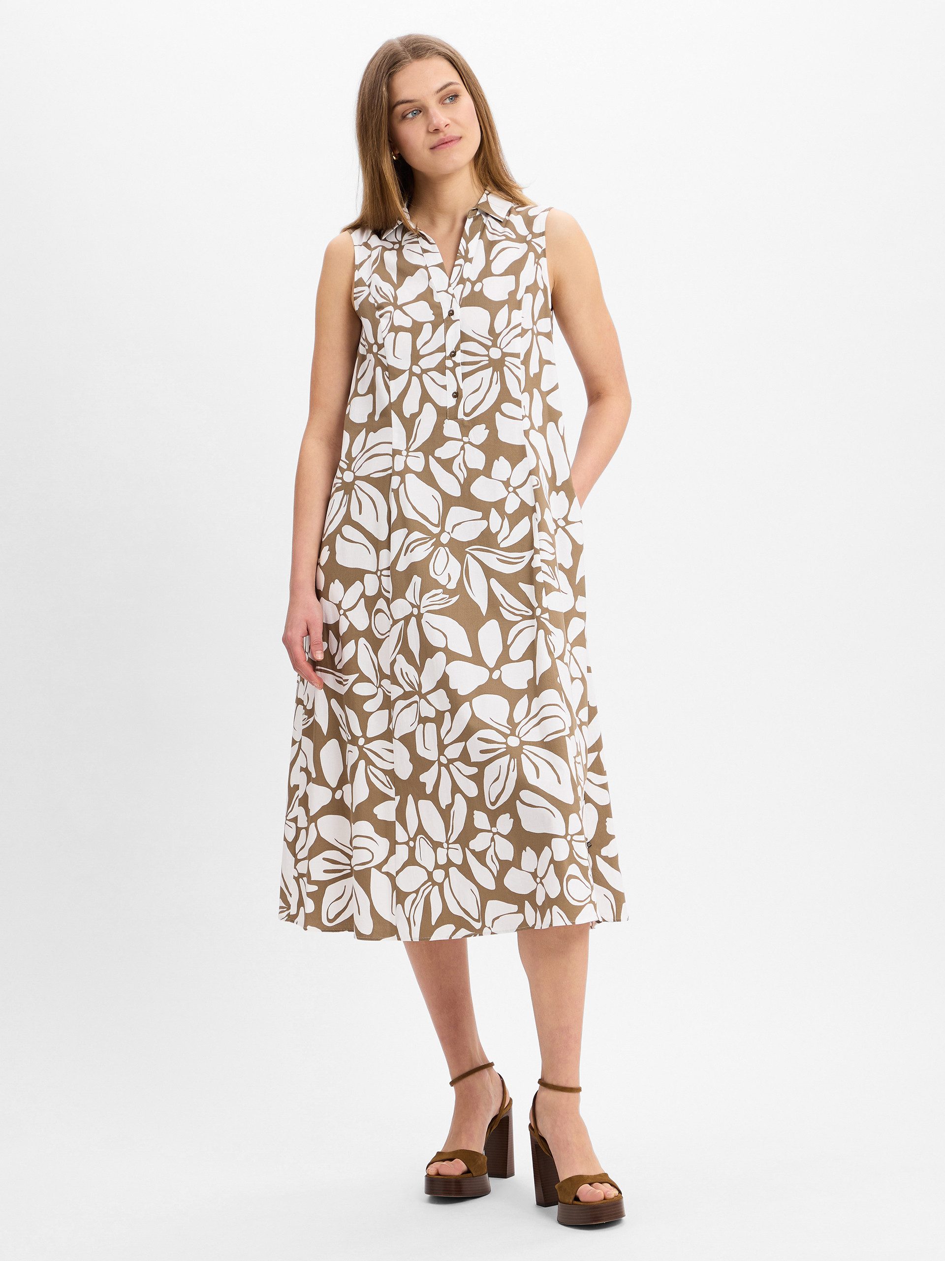 Vera Mont Hemdblusenkleid "Vera Mont Damen Sommerkleid Hemdblusenkleid mit günstig online kaufen