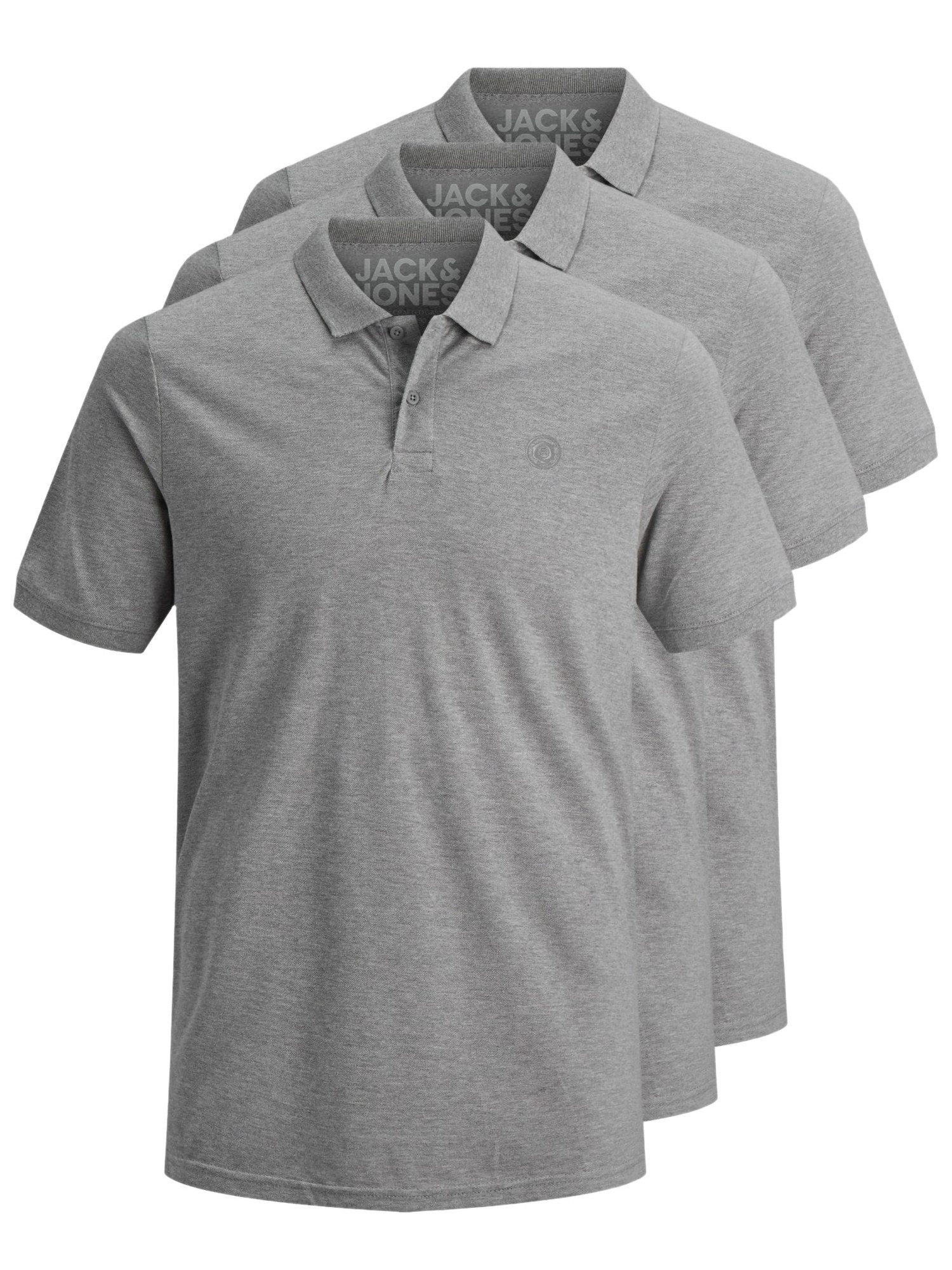 Jack & Jones Poloshirt Basic (3-tlg., günstig online kaufen