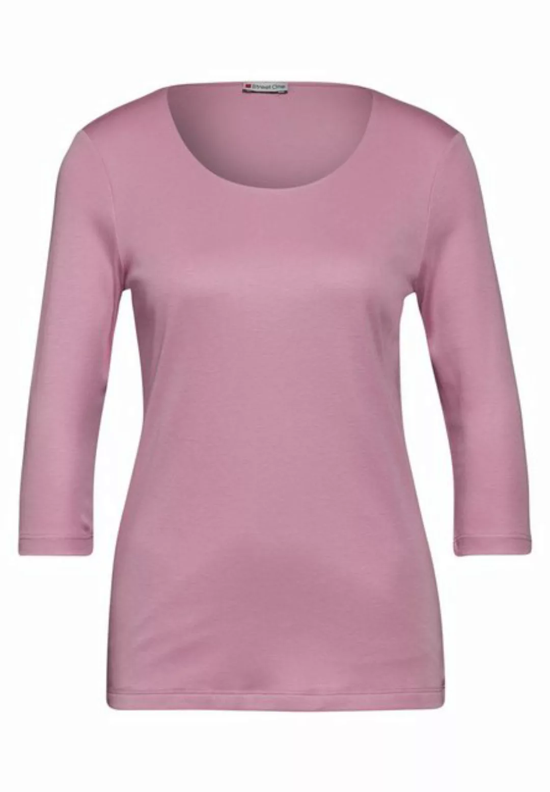 STREET ONE T-Shirt Street One Basic T-Shirt Pania in Sunrise Pink (1-tlg) N günstig online kaufen