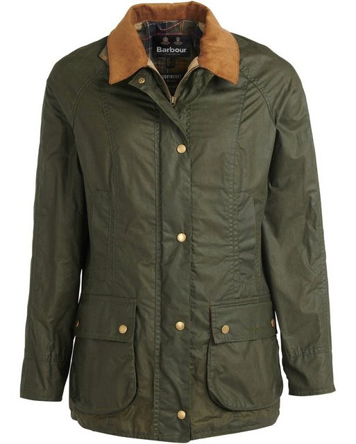 Barbour Langjacke Lightweight Wachsjacke Beadnell günstig online kaufen