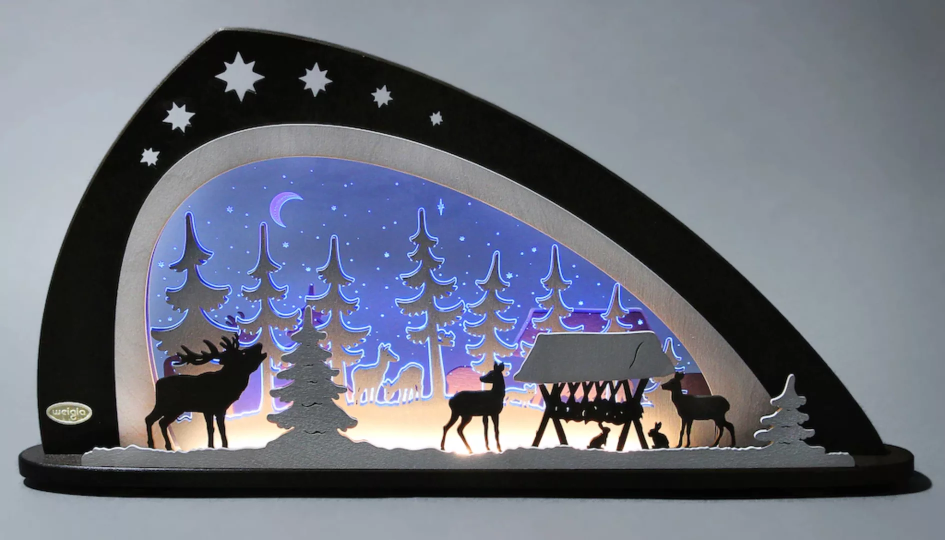 Weigla Lichterbogen "Waldtiere, Weihnachtsdeko", in 3D Optik günstig online kaufen