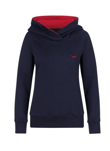 Trigema Sweatshirt "TRIGEMA Modischer Hoodie aus Biobaumwolle (kbA)" günstig online kaufen