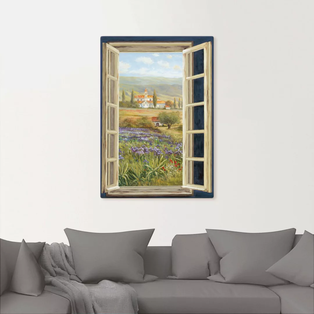 Artland Wandbild "Provence Fensterblick", Bilder von Europa, (1 St.), als A günstig online kaufen