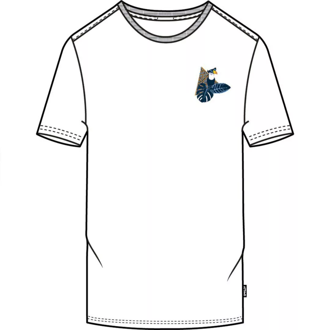 Oakley Apparel Toucan Tropical Kurzärmeliges T-shirt S White günstig online kaufen