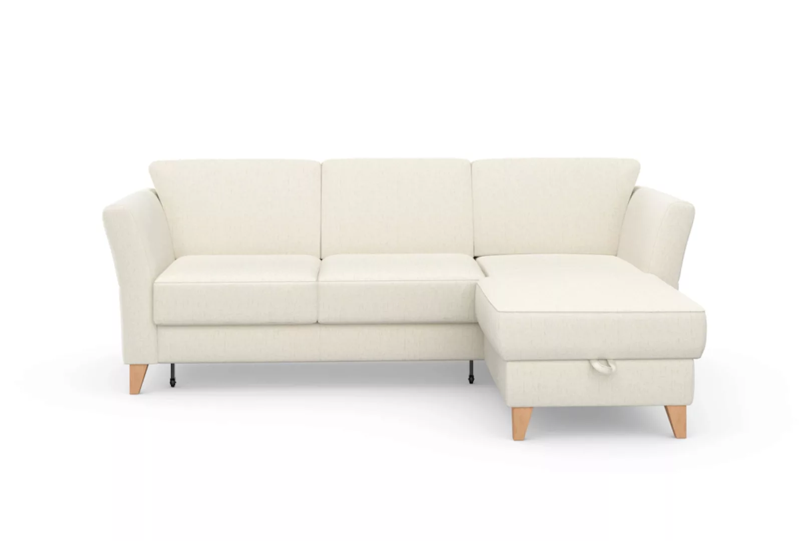 sit&more Ecksofa "Visby L-Form", Wahlweise mit Bettfunktion und Bettkasten, günstig online kaufen