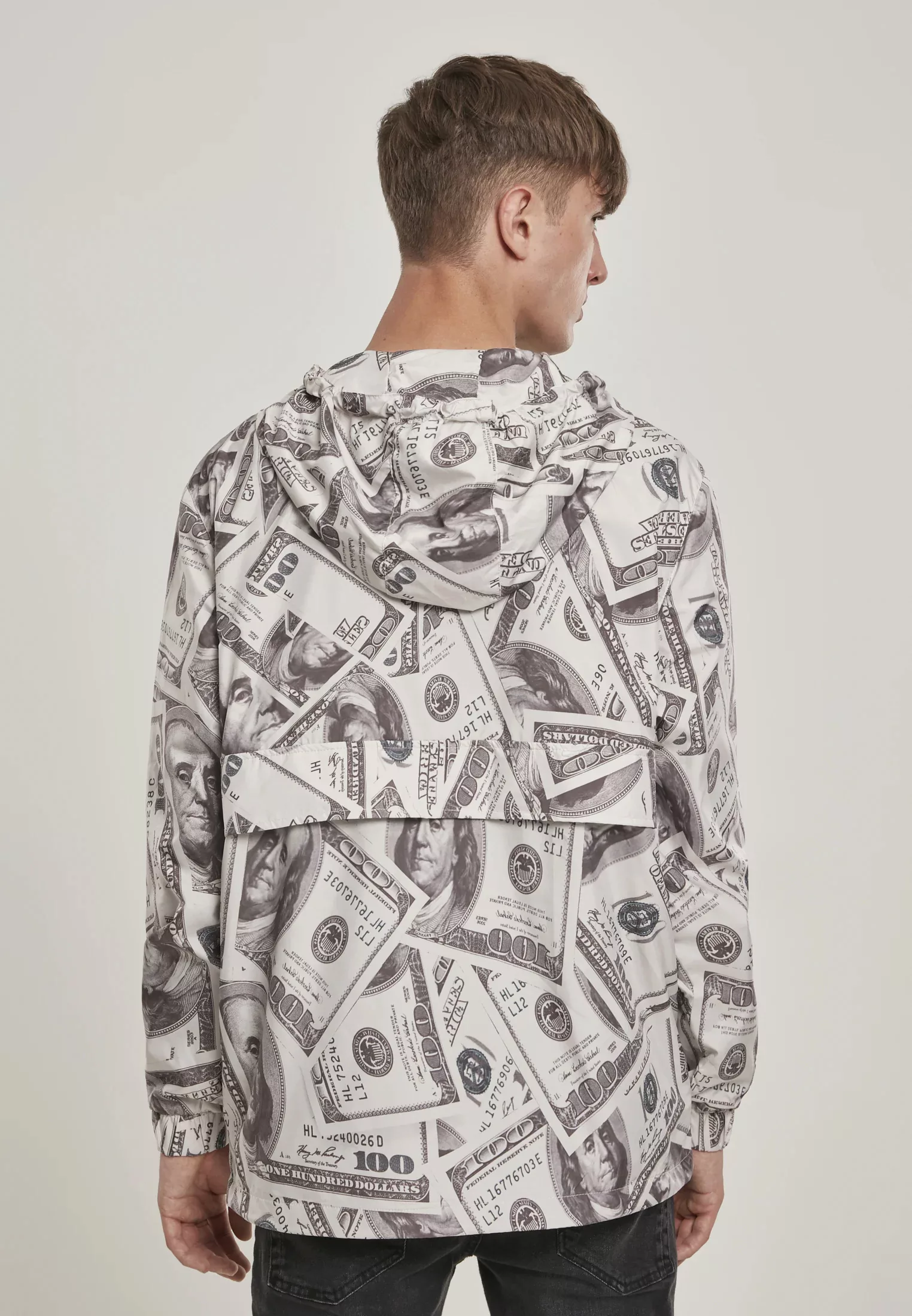 MisterTee Allwetterjacke "MisterTee Herren Mister Tee Dollar Windbreaker", günstig online kaufen