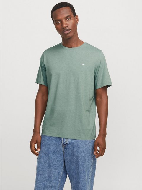 Jack & Jones Rundhalsshirt JJEPAULOS TEE SS CREW NECK NOOS mit Logo Sticker günstig online kaufen