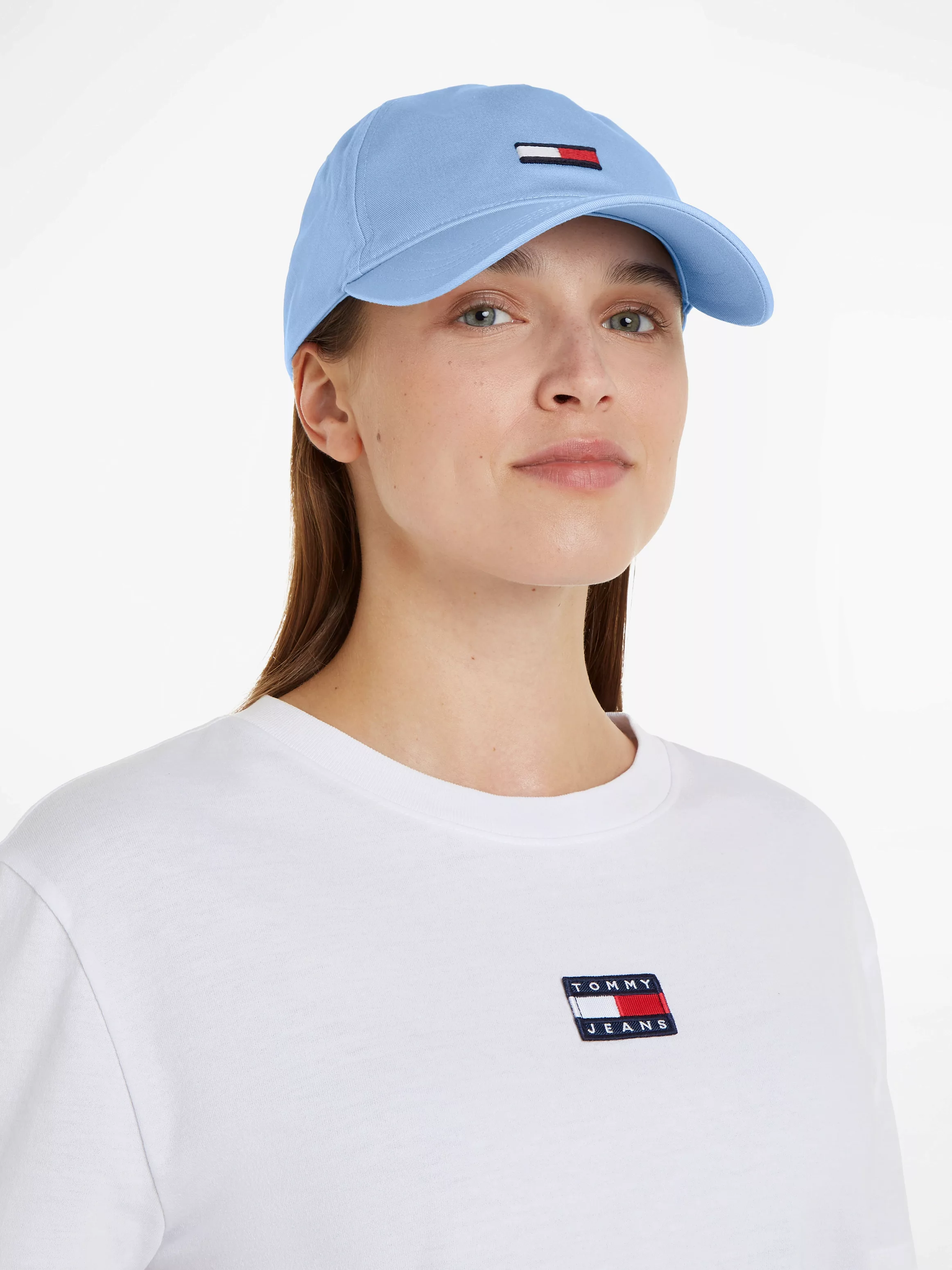 Tommy Jeans Baseball Cap "TJW ELONGATED FLAG CAP", mit Logostickerei günstig online kaufen