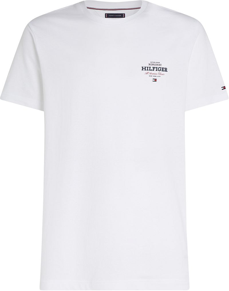 Tommy Hilfiger T-shirt Logo Monotype Weiß - Größe L günstig online kaufen