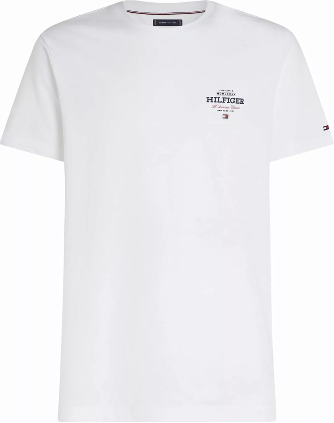 Tommy Hilfiger T-shirt Logo Monotype Weiß - Größe XXL günstig online kaufen