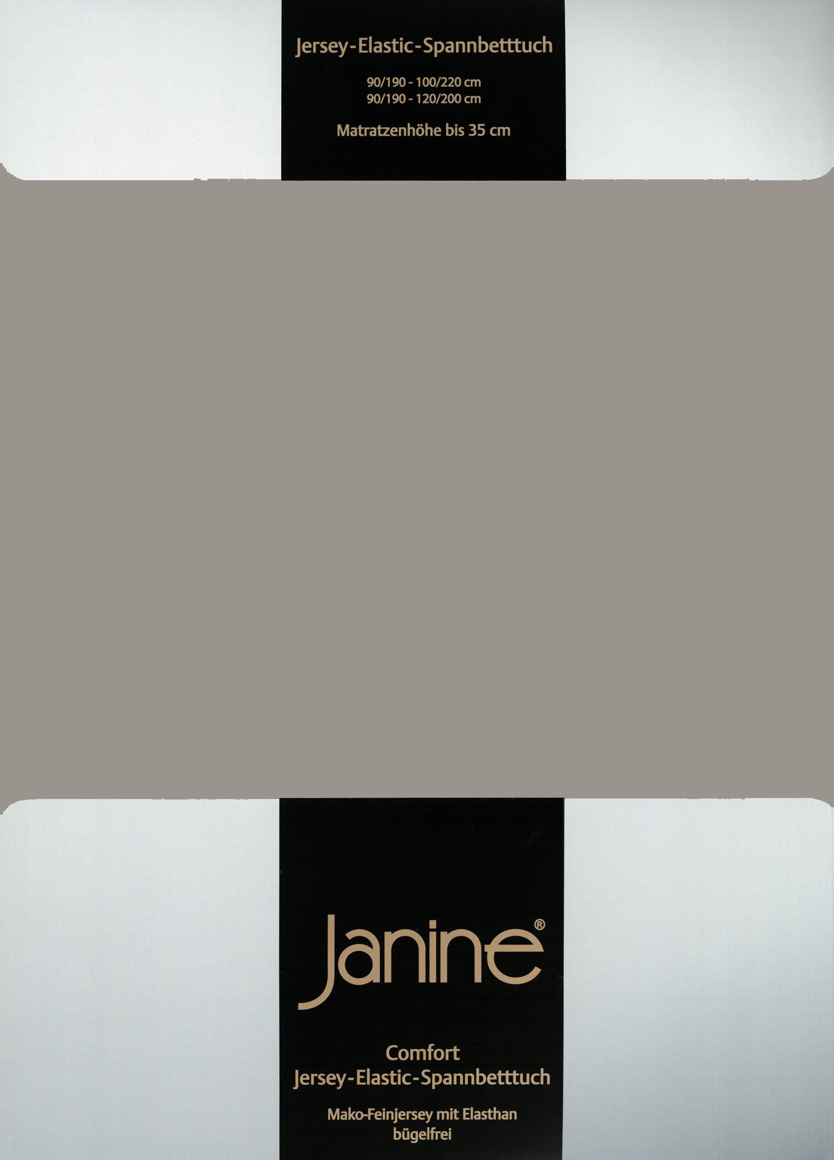 Janine Spannbettlaken ELASTIC 5002, Jersey-Elasthan, Gummizug: günstig online kaufen