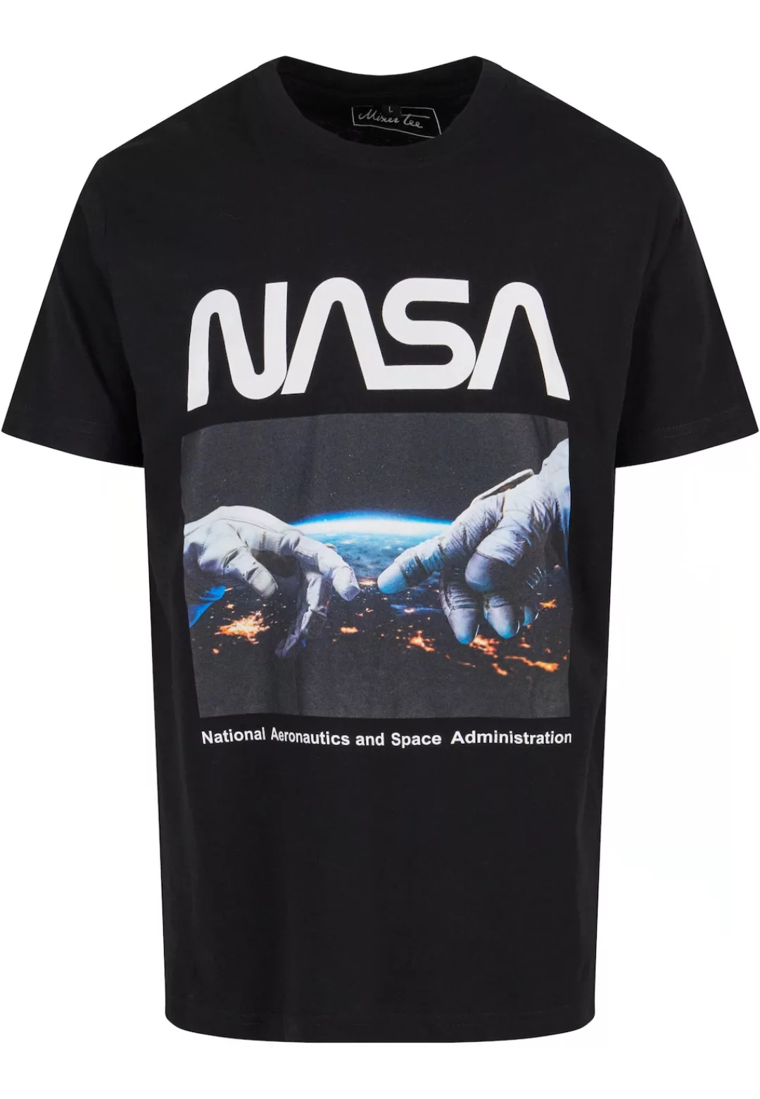 MisterTee T-Shirt "MisterTee Herren NASA Astronaut Hands Tee" günstig online kaufen