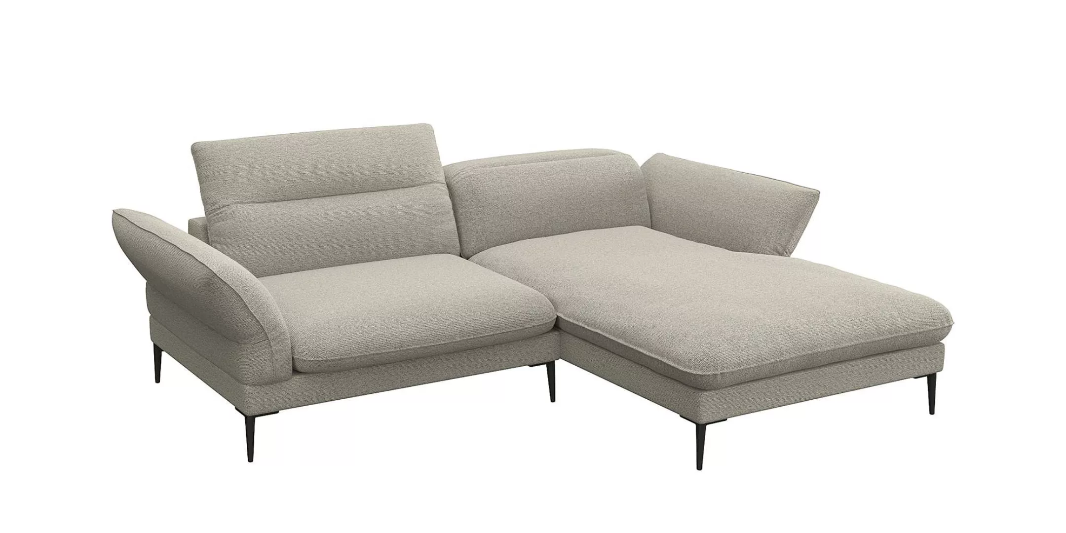 FLEXLUX Ecksofa »Salino, Funktionssofa mit Recamiere, Relaxsofa, Ecksofa«, günstig online kaufen