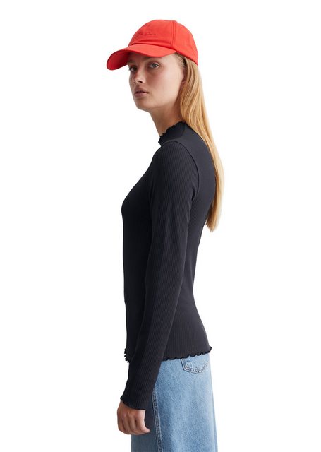 Marc O'Polo DENIM Langarmshirt aus Organic Cotton-Stretch-Jersey günstig online kaufen