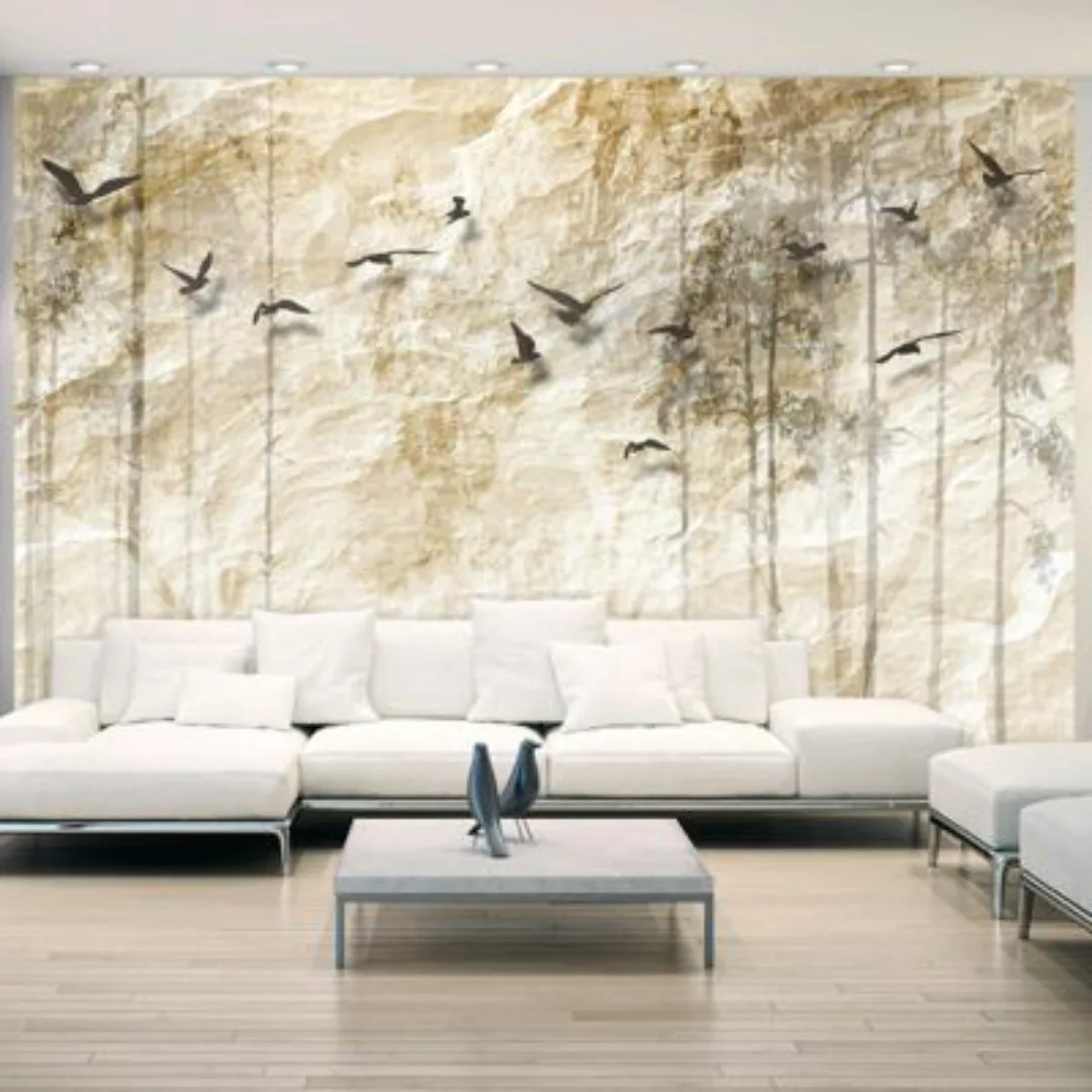 artgeist Fototapete Paper World schwarz/beige Gr. 300 x 210 günstig online kaufen