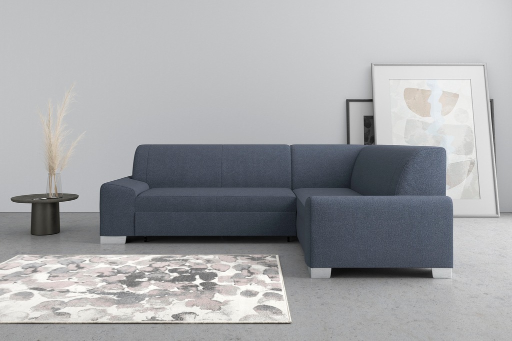 DOMO collection Ecksofa "Anzio in kubischer Formensprache, flache Armlehnen günstig online kaufen