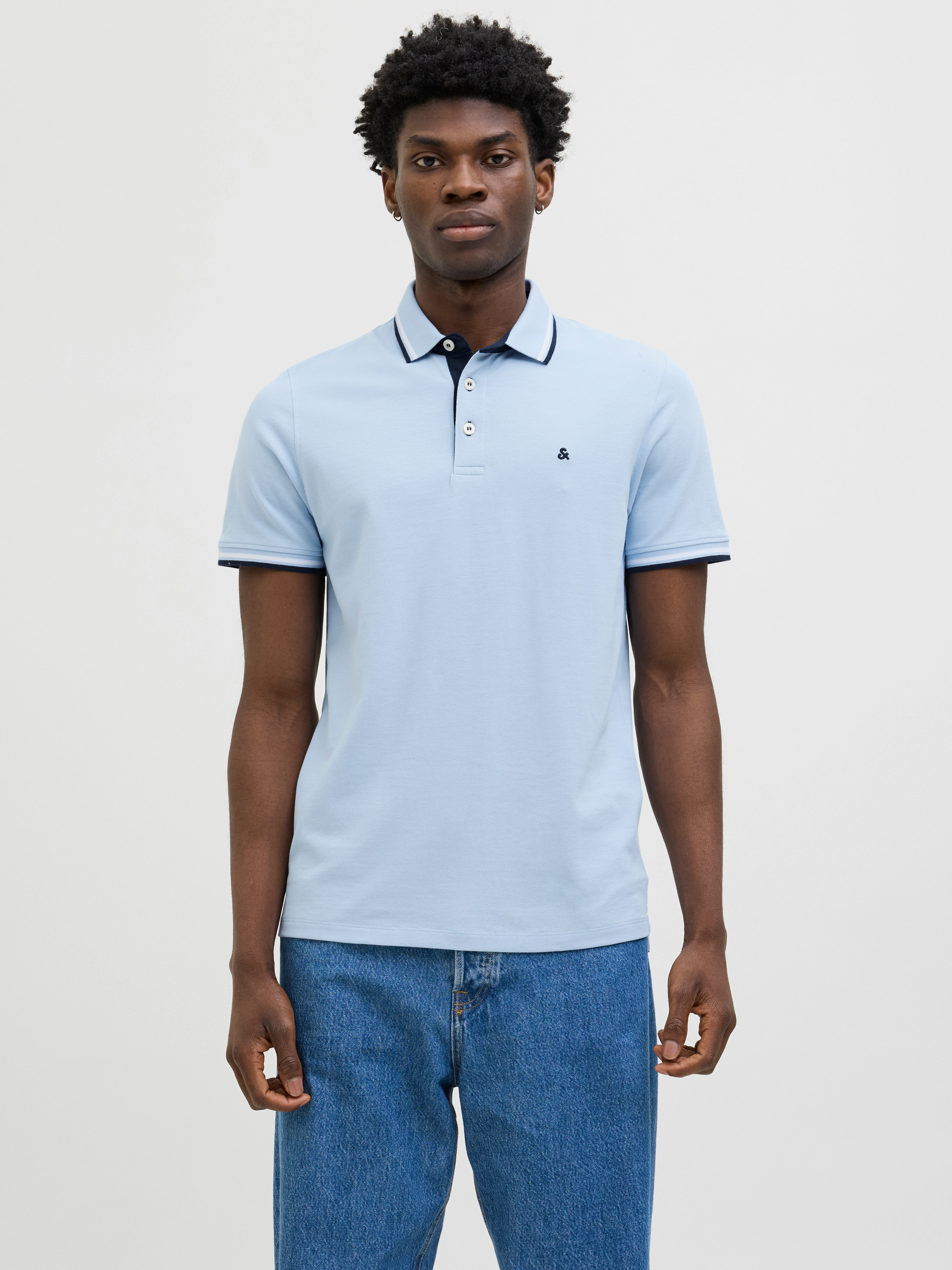 Jack & Jones Poloshirt "JJEPAULOS POLO SS NOOS", mit Logo Stickerei günstig online kaufen