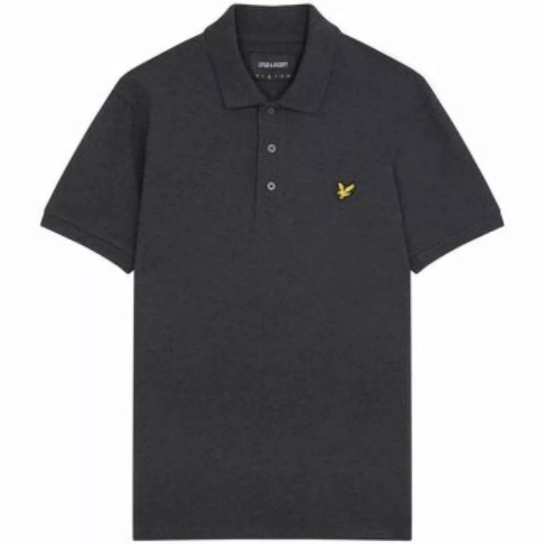 Lyle & Scott  T-Shirts & Poloshirts SP400VOG POLO SHIRT-398 CHARCOAL MARL günstig online kaufen