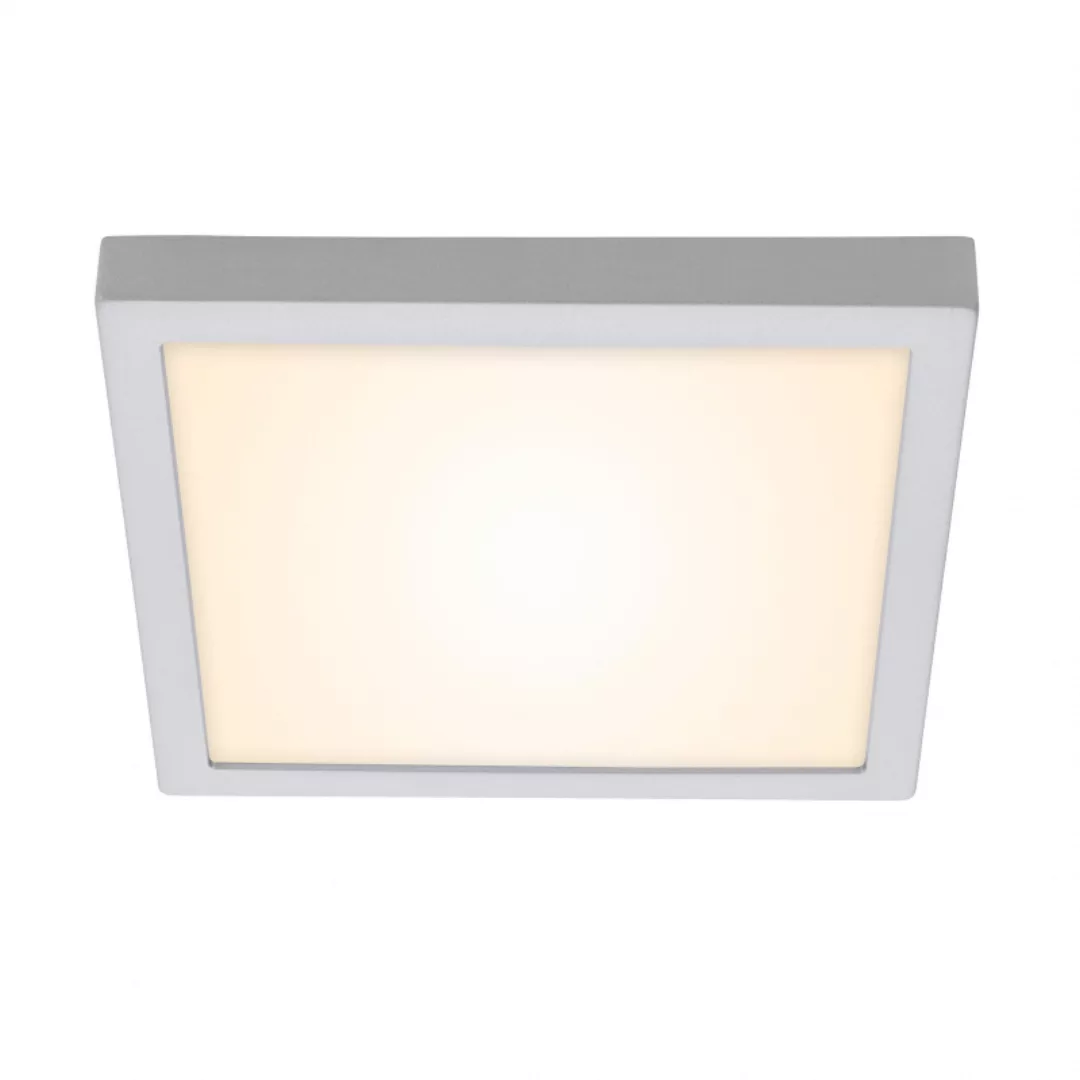 Briloner LED-Decken-& Wandlampe Fire Chrom Matt 21 W Neutralw. 30x30cm günstig online kaufen