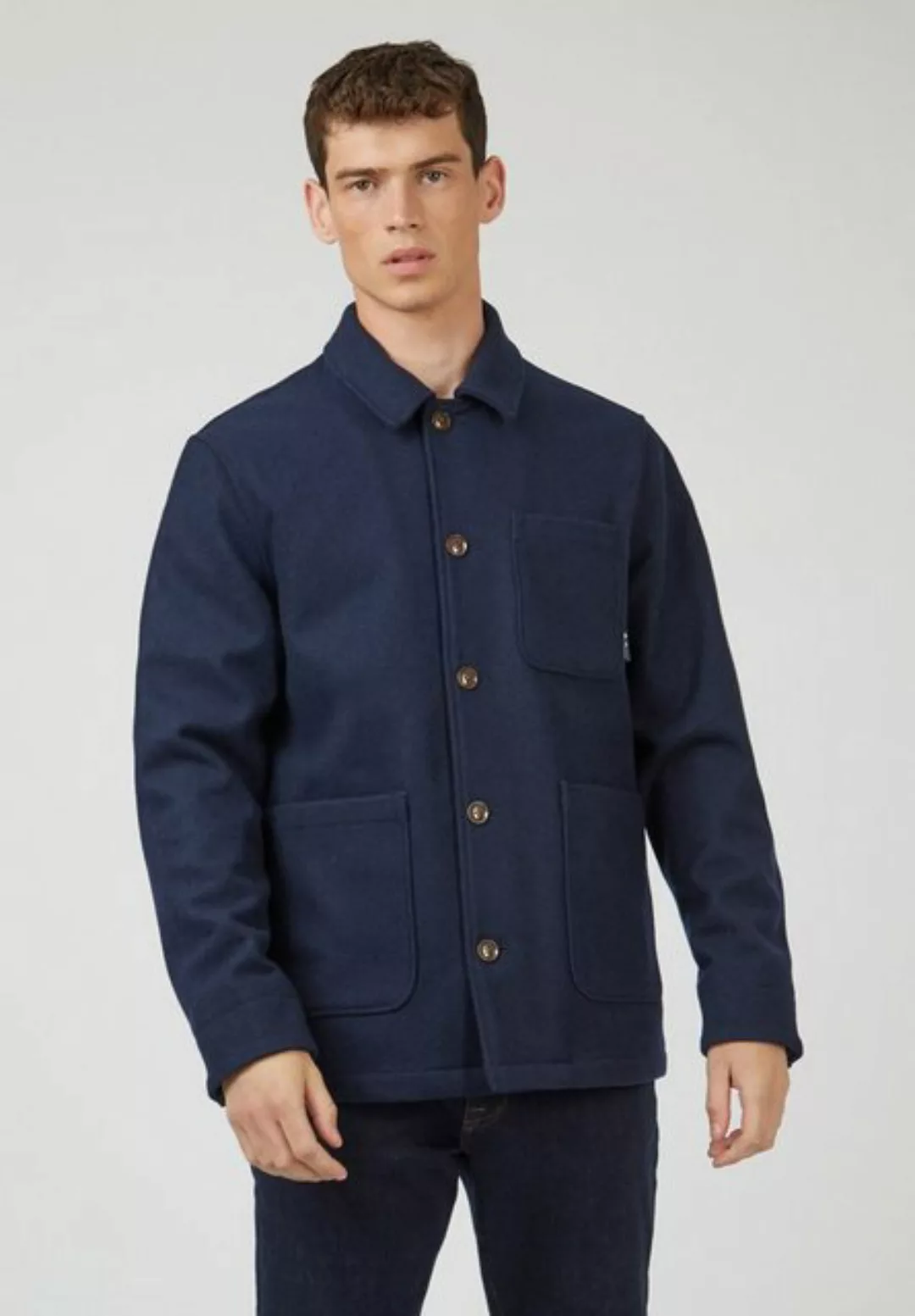 Ben Sherman Blouson Winter Chore 5 Knöpfe vorne, Klassische Passform günstig online kaufen