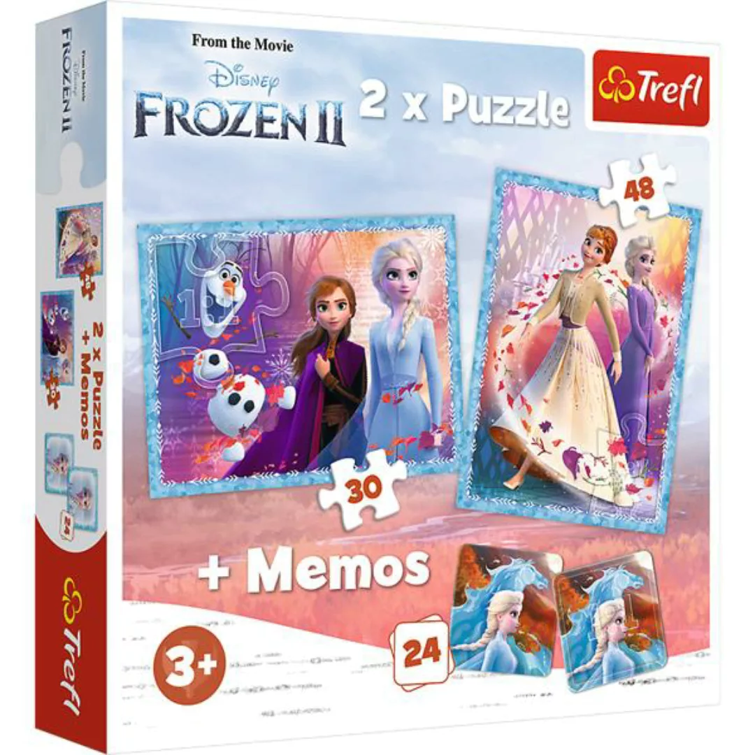 Puzzle Und Memo - Disney Frozen 2 2in1 30+48 Teile günstig online kaufen