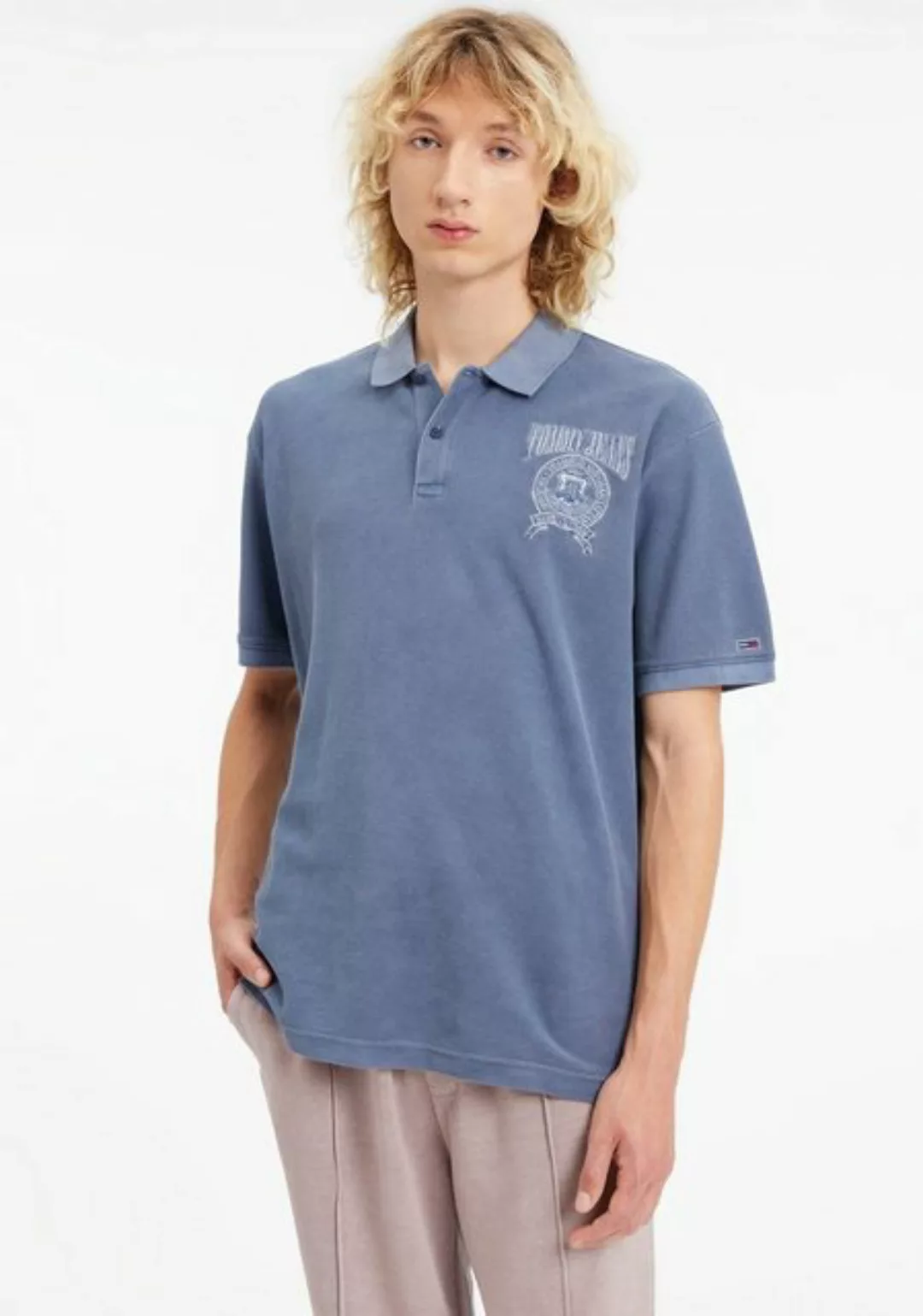 Tommy Jeans Poloshirt TJM RLXD VARSITY POLO günstig online kaufen