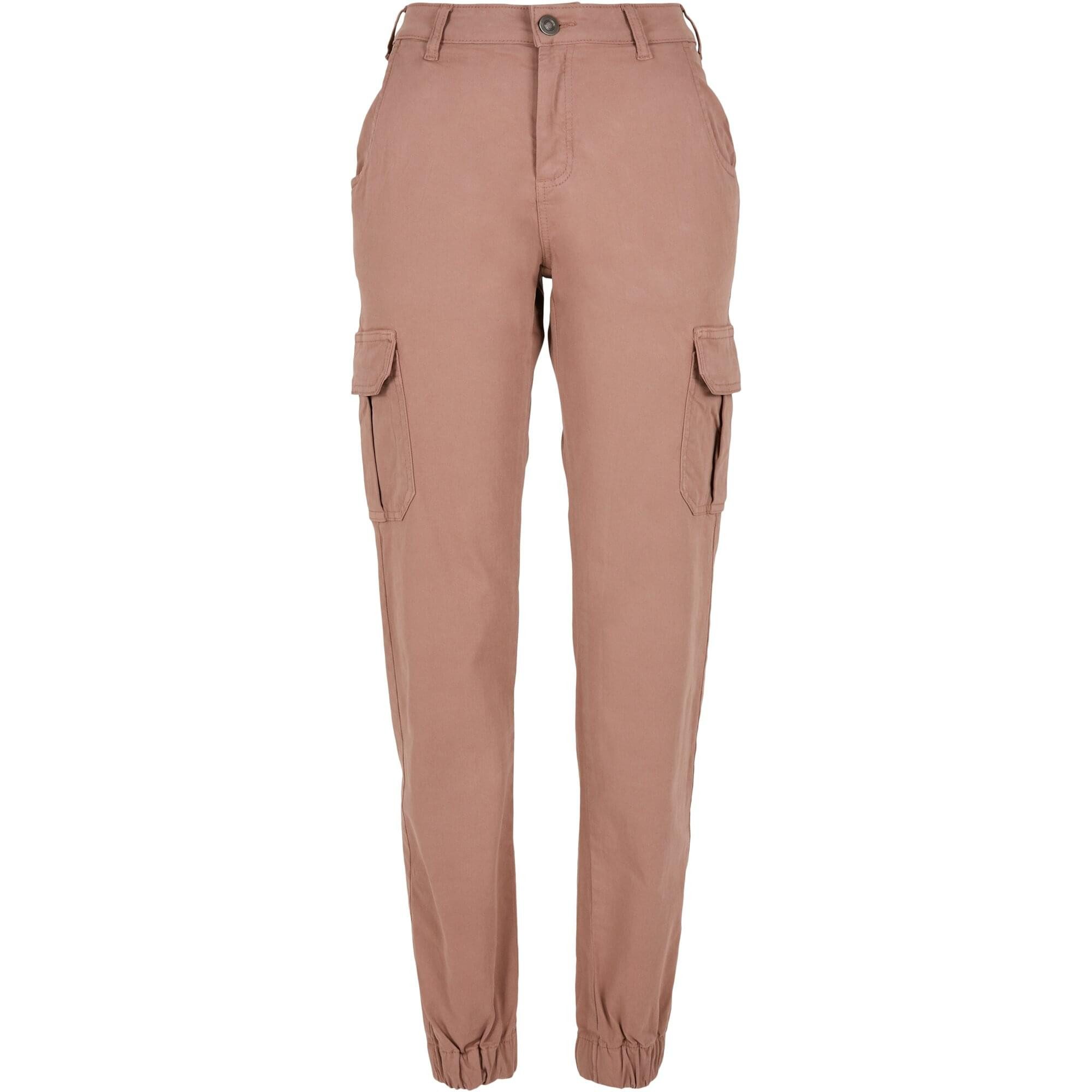 URBAN CLASSICS Cargohose "Urban Classics Damen Ladies High Waist Cargo Pant günstig online kaufen
