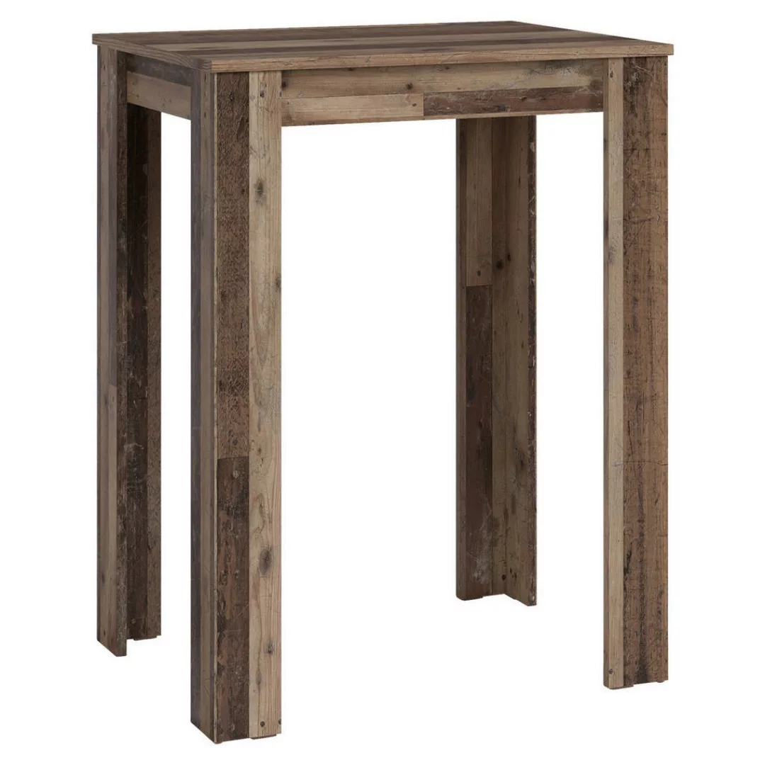 Bartisch NELE Eiche Old Wood Nachbildung Holzwerkstoff B/H/T: ca. 80x104x60 günstig online kaufen