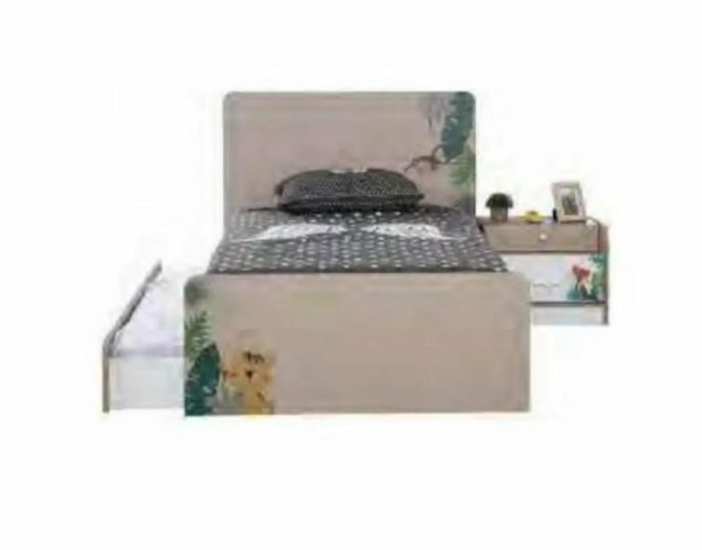 JVmoebel Kinderbett Betten Schlafzimmer Design Einzelbett Kinderzimmer Mädc günstig online kaufen