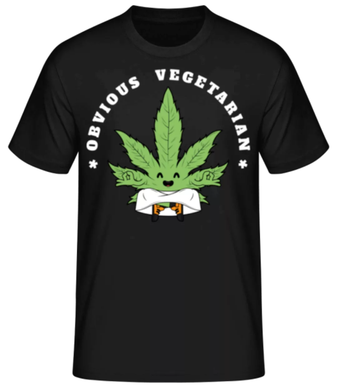 Obvious Vegetarian Weed · Männer Basic T-Shirt günstig online kaufen