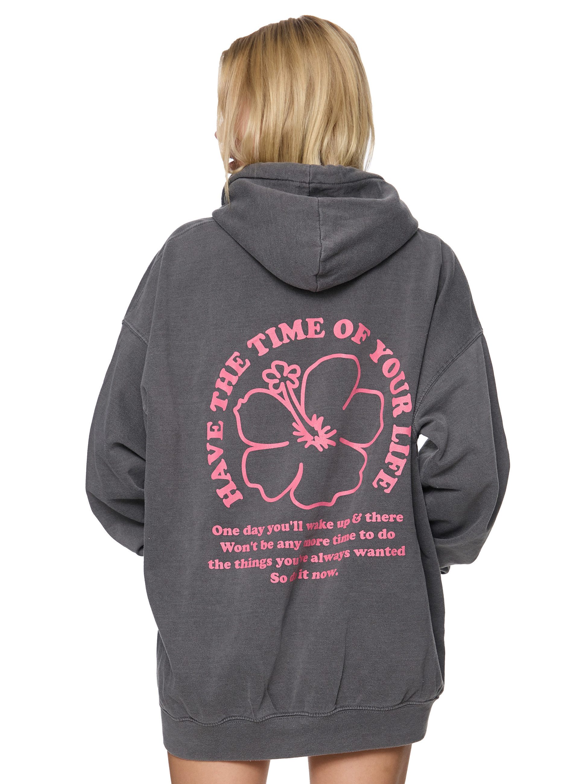 Worldclassca Hoodie Worldclassca Oversized FLOWER Print günstig online kaufen