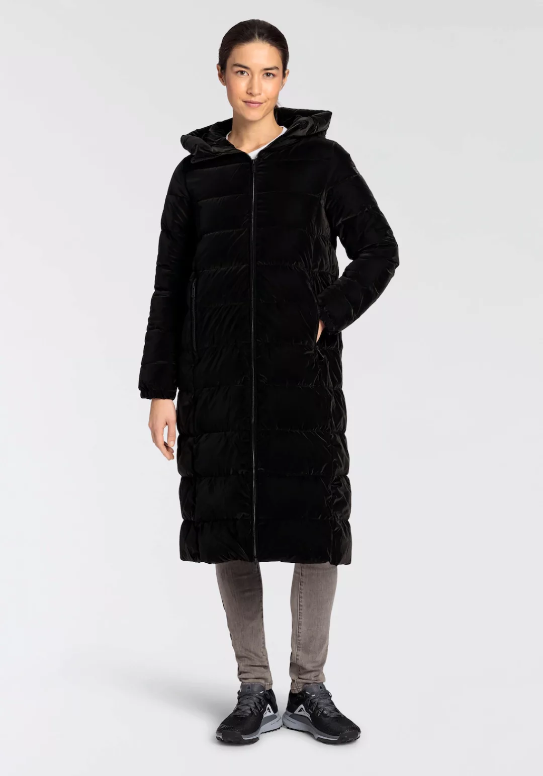 CMP Winterjacke WOMAN LONG COAT FIX HOOD günstig online kaufen