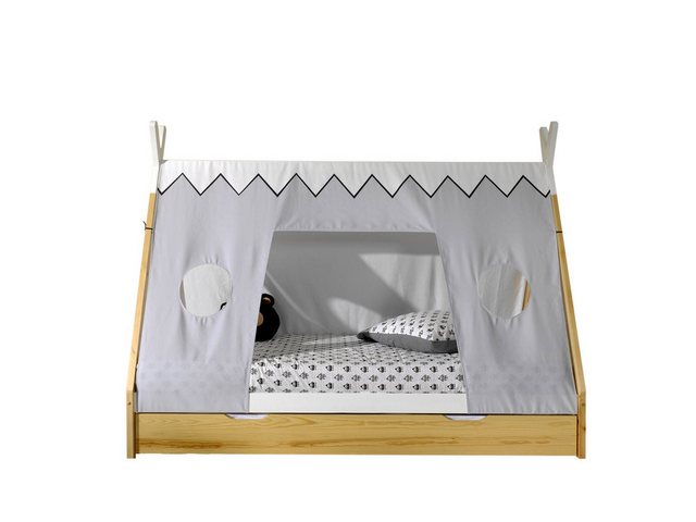 58 aufm Kessel Kinderbett Zeltbett Karyn 206x98x158 Kinderbett Bodenbett Ma günstig online kaufen