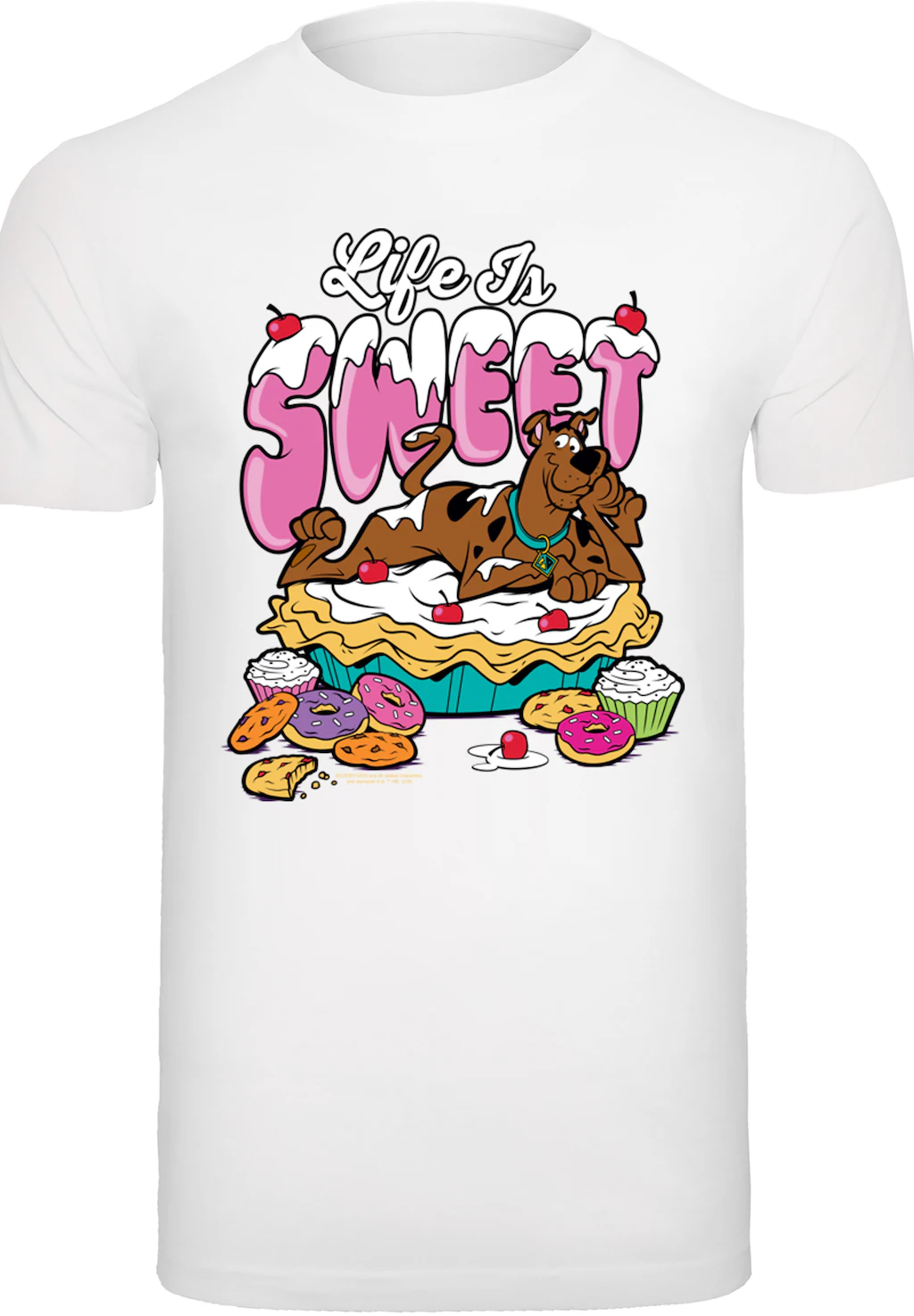 F4NT4STIC T-Shirt "Scooby Doo Life Is Sweet", Herren,Premium Merch,Regular- günstig online kaufen