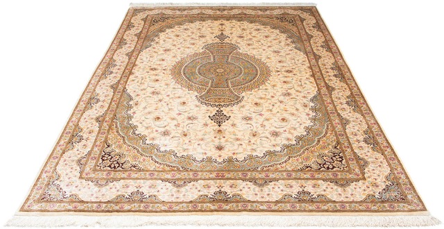 morgenland Orientteppich »Perser - Ghom - 235 x 157 cm - beige«, rechteckig günstig online kaufen