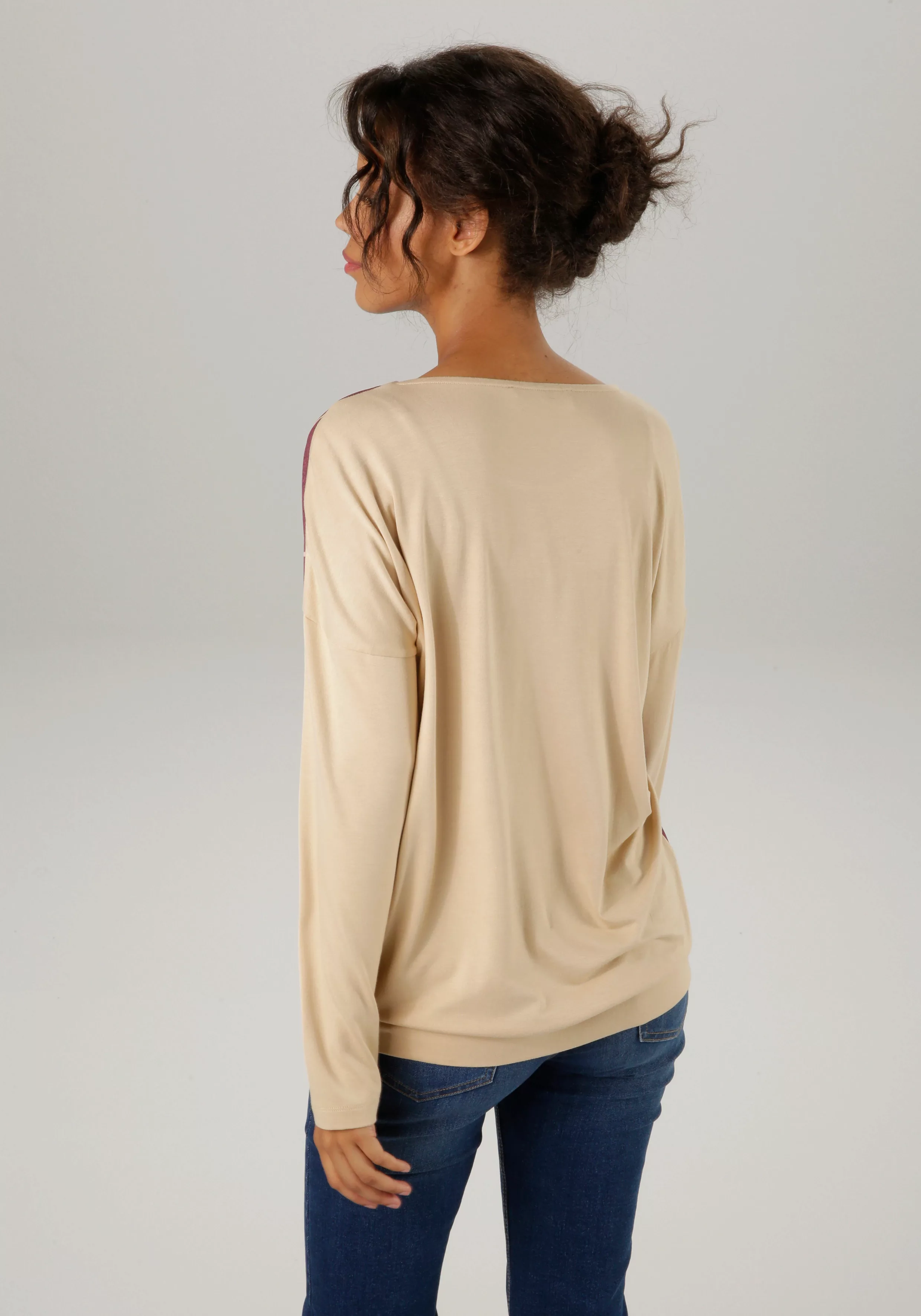 Aniston CASUAL Shirtbluse, mit grafischem Blumendruck - NEUE KOLLEKTION günstig online kaufen