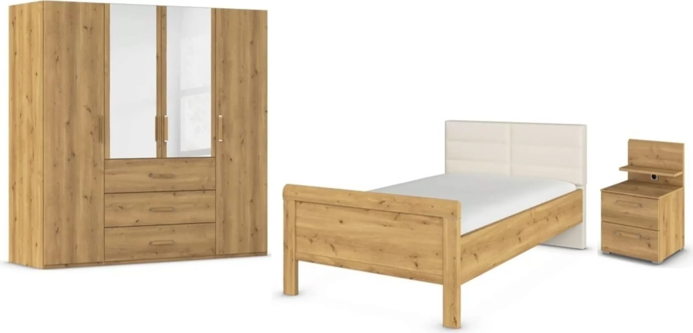 rauch Schlafzimmer-Set "Komplettschlafzimmer Schlafzimmer EVELYN", (Set, 3 günstig online kaufen