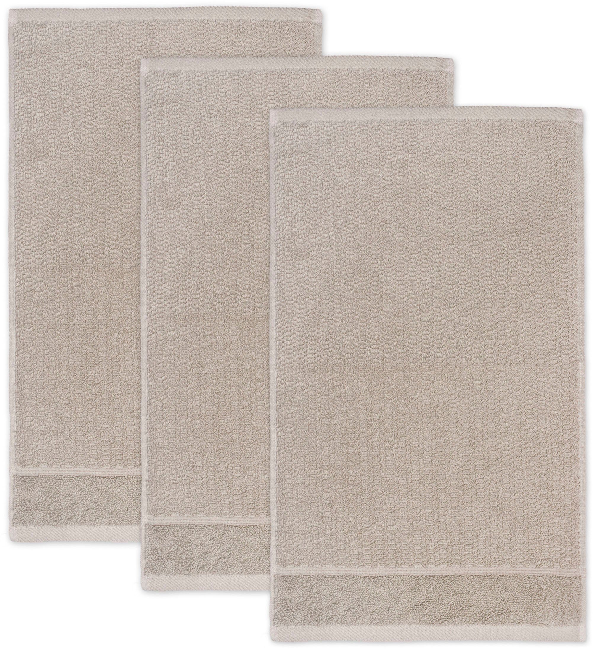 Möve for frottana Gästehandtücher »Pearl«, (3 St., 3 Gästehandtücher (30x50 günstig online kaufen
