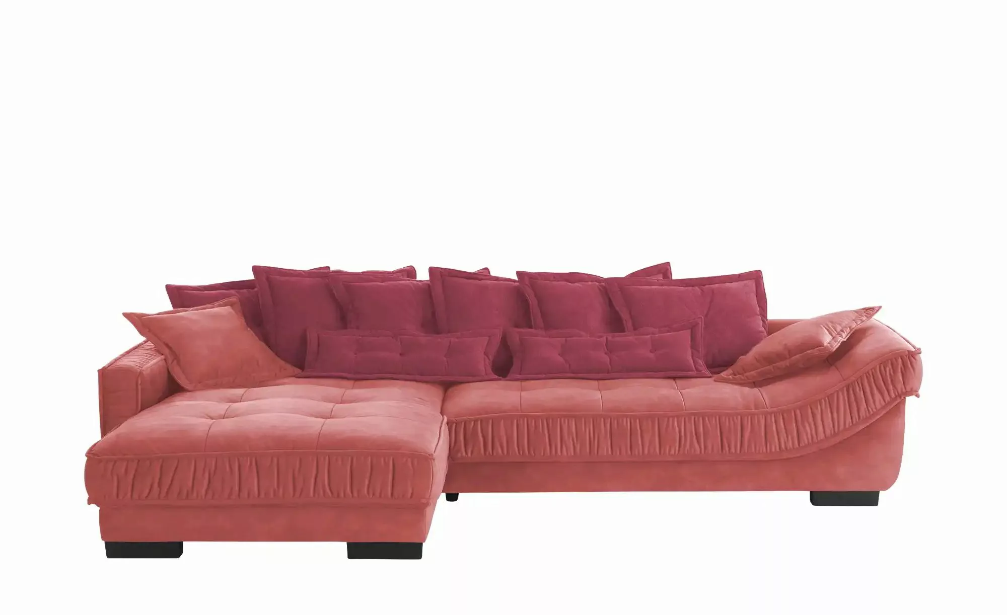 pop Ecksofa Zweifarbig Diwan III ¦ rot ¦ Maße (cm): B: 333 H: 90 T: 202 Pol günstig online kaufen